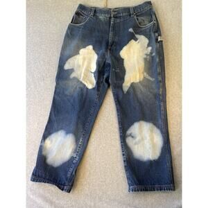 Fubu The Collection Denim Jeans Men’s 44x32 Carpenter Cargo Distressed Baggy Y2K